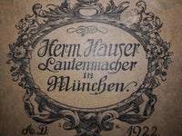 Hermann Hauser ® I -  Terz 1922