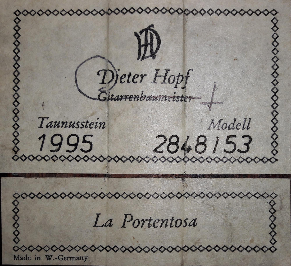 Dieter Hopf - La Portentosa 1995