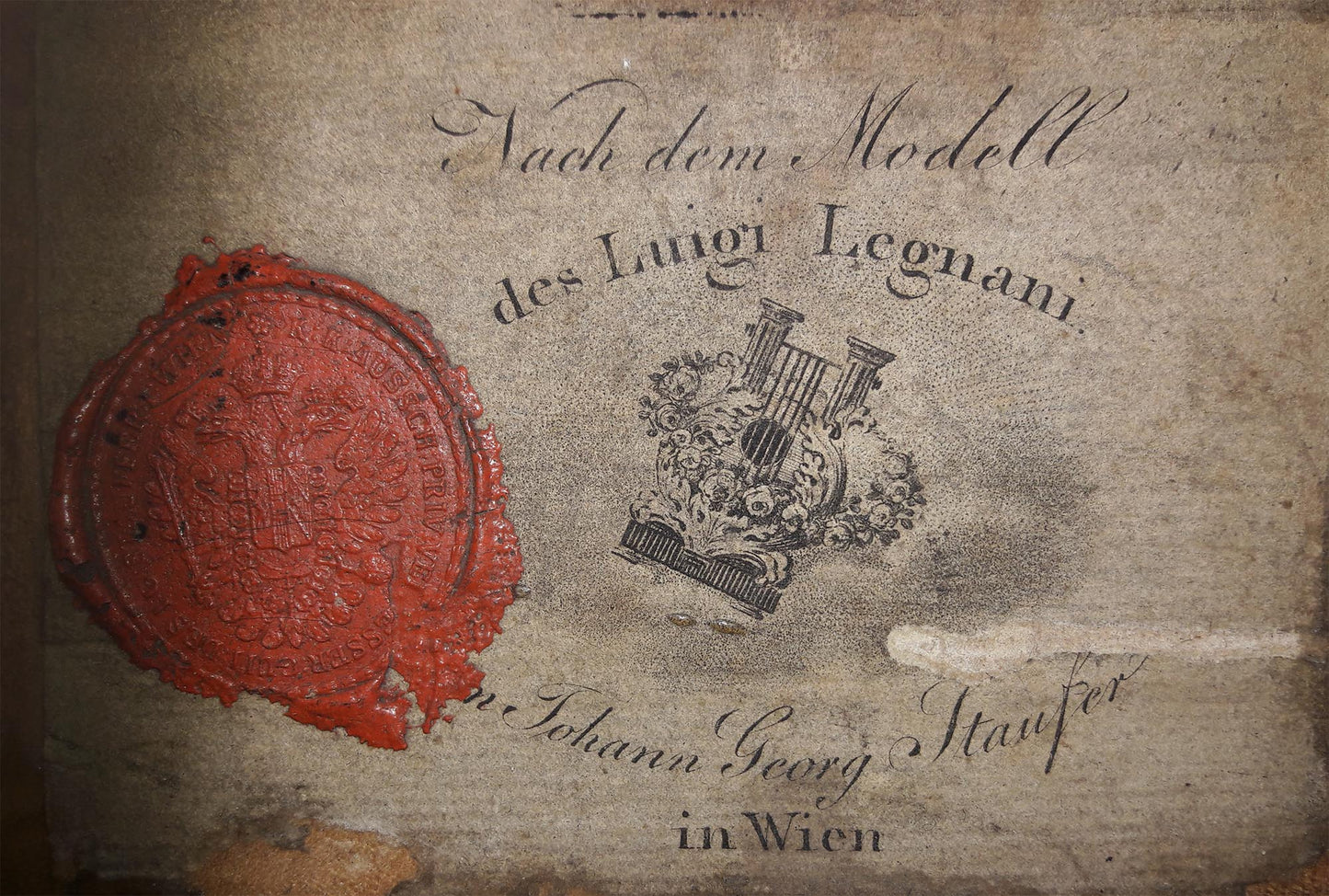Johann Georg Stauffer - Terz 1825 CF