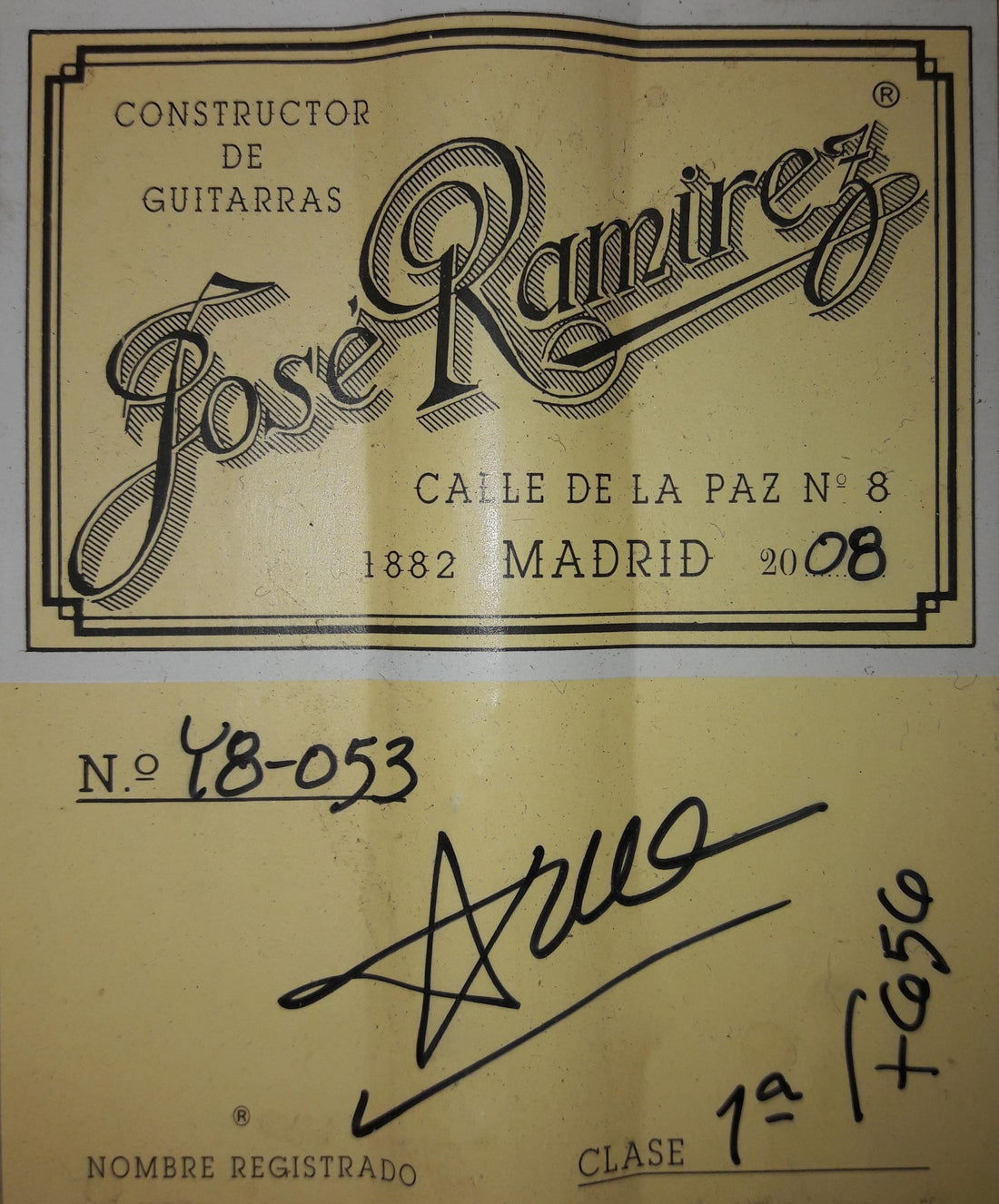 José Ramirez Flamenco 1A – 2008