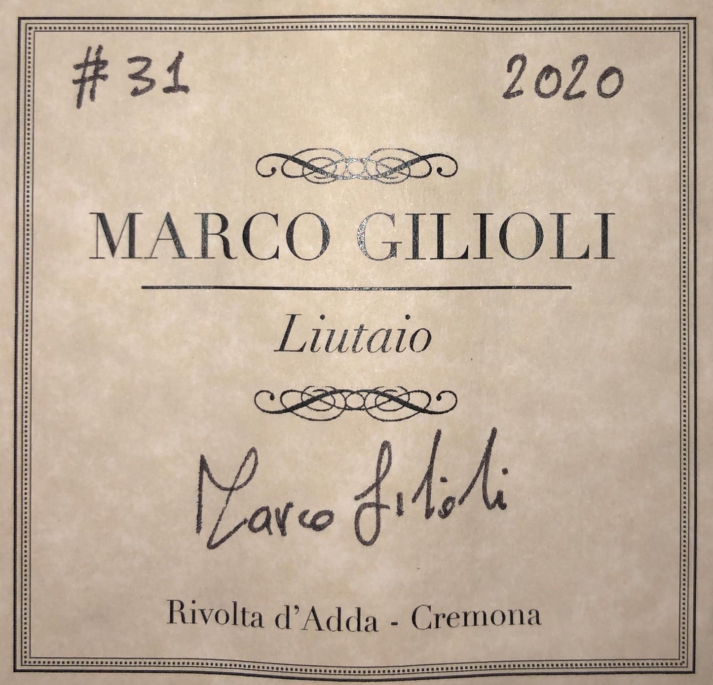 Marco Gilioli - 2020