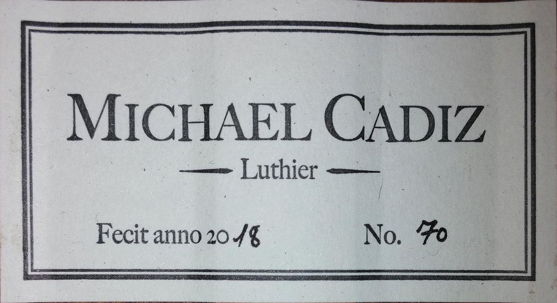 Michael Cadiz - 2018 "Romanillos"