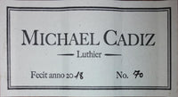 Michael Cadiz - 2018 "Romanillos"