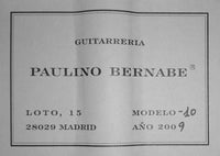 Paulino Bernabe - 2009 M10