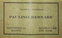 Paulino Bernabé - 2020 M40