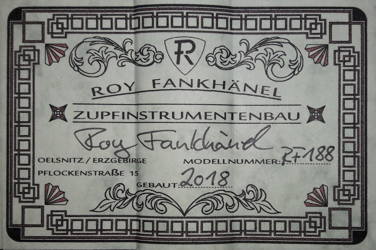 Roy Fankhänel - Special Edition 2018