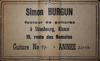 Simon Burgun - 2017 CF
