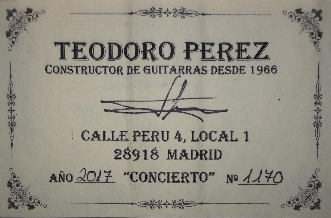Teodoro Pérez  - Concierto 2017