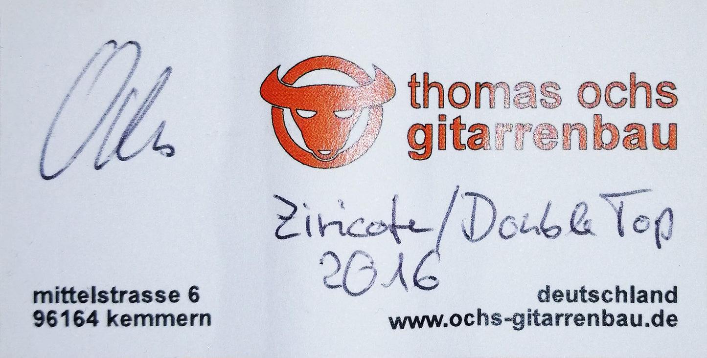 Thomas Ochs - 2016 Doubletop