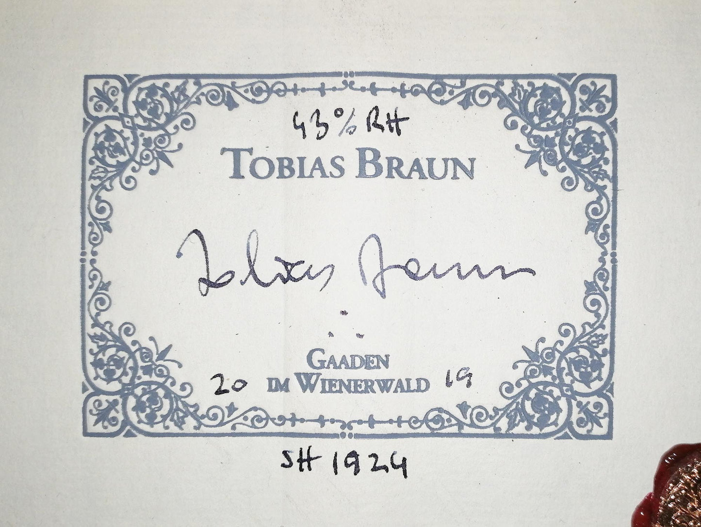 Tobias Braun - 2019 "Santos Hernandez 1924"