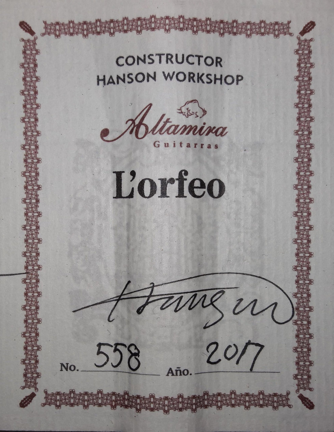 Altamira - L'Orfeo