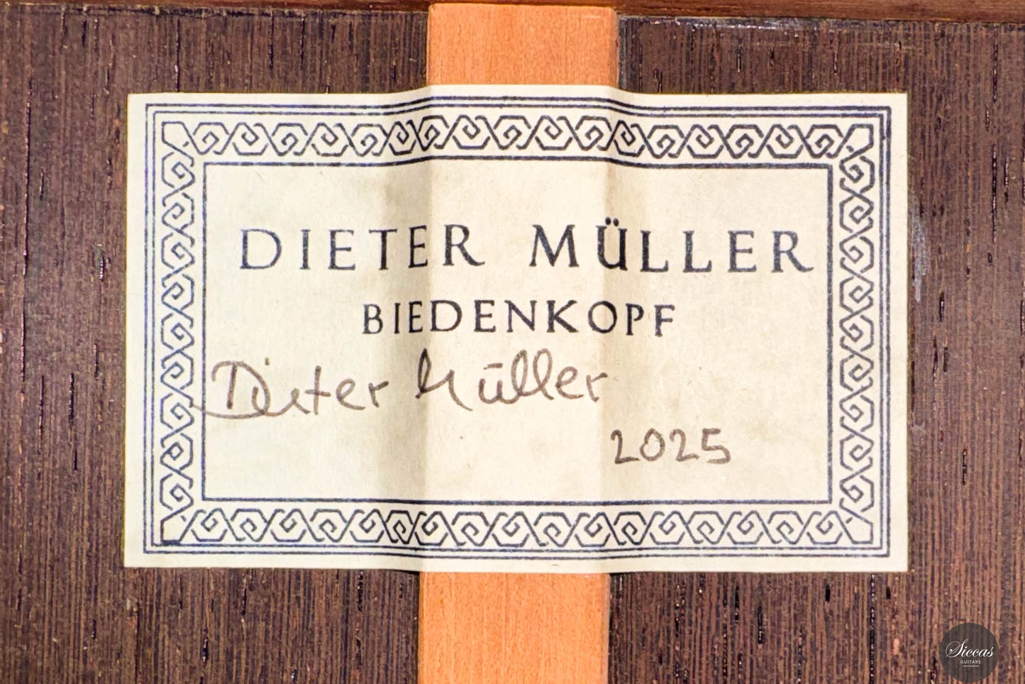 Dieter Müller - 2025 Doubletop Cedar/Wenge