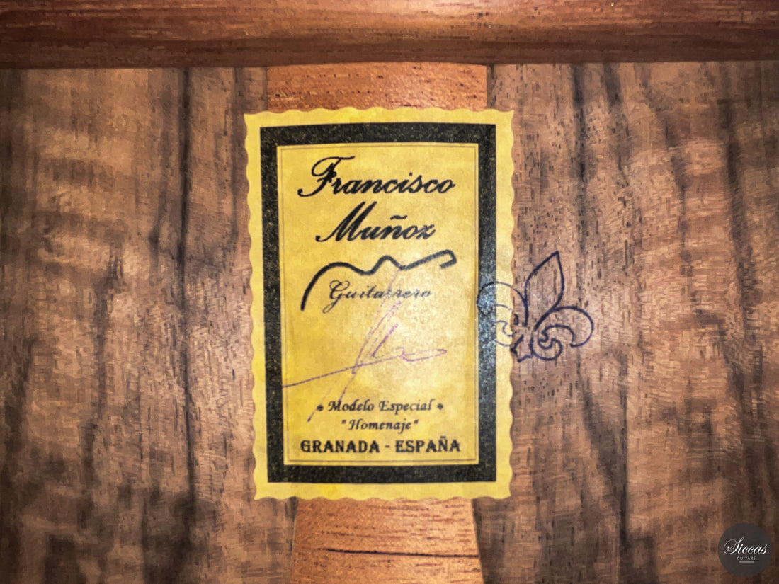 Francisco Munoz - 2026 Especial Homenaje - Certificate