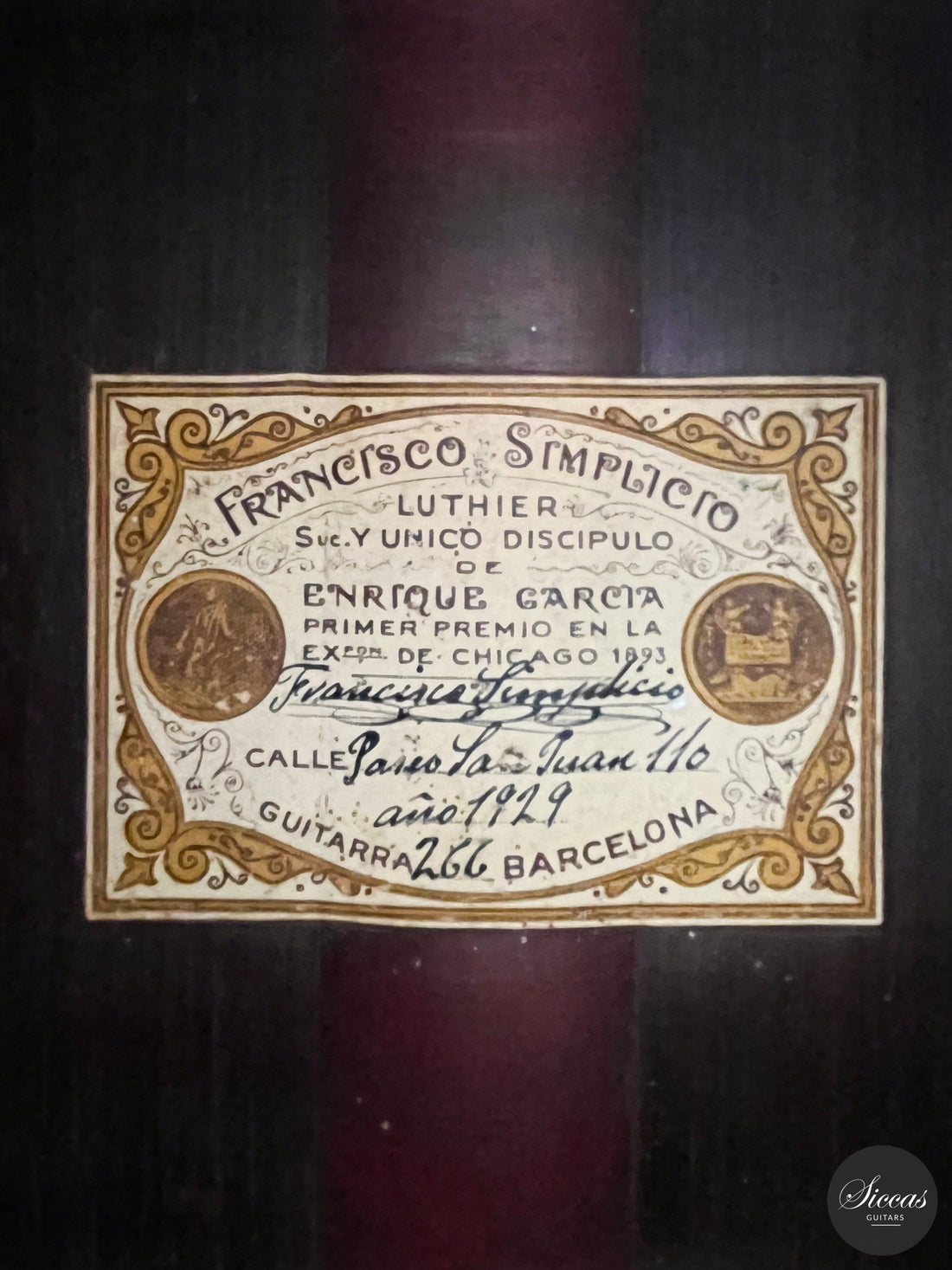 Francisco Simplicio - 1929 No. 266