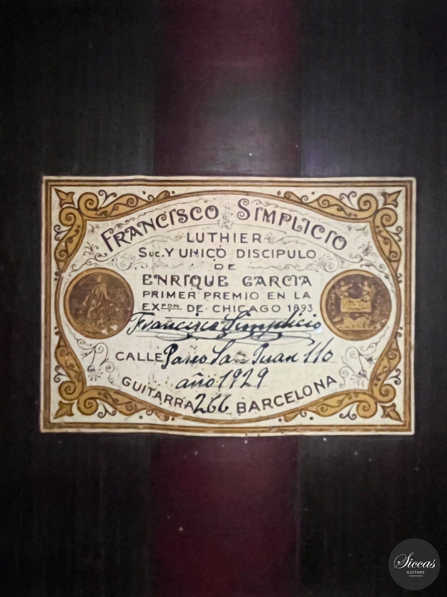 Francisco Simplicio - 1929 No. 266