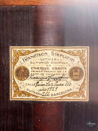 Francisco Simplicio - 1929 No. 266