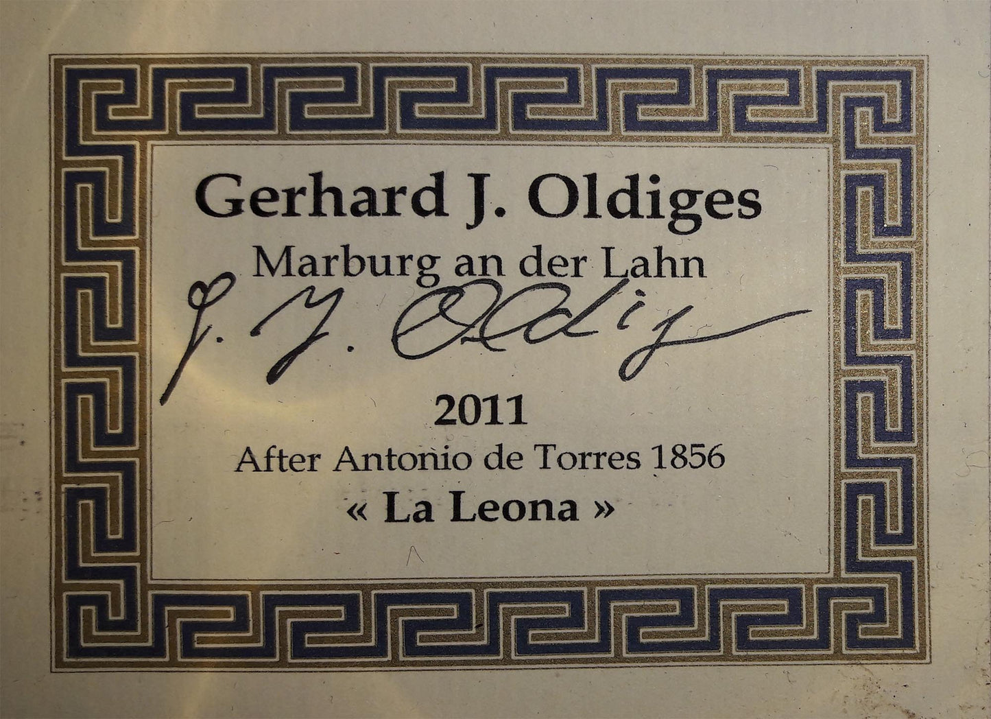 Gerhard Oldiges - Torres 2011