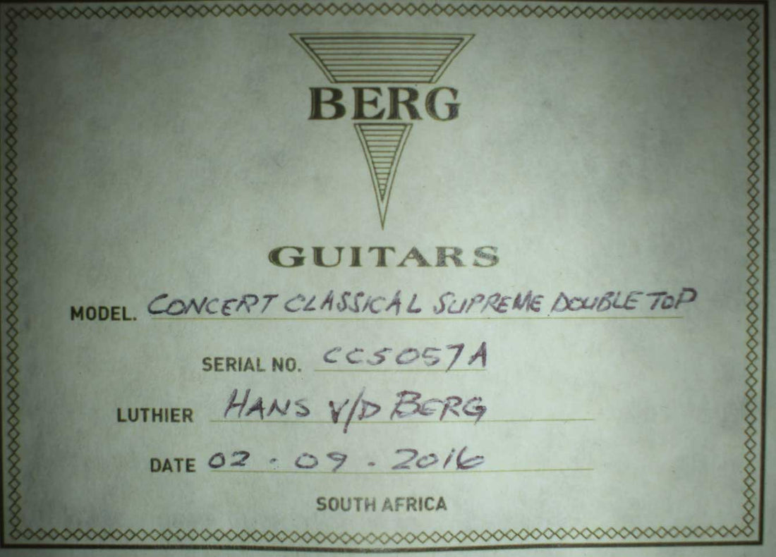 Hans van den Berg - Doubletop 2016