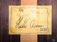 Heikki Rousu - 2025 No. 491 True Temperament fretboard