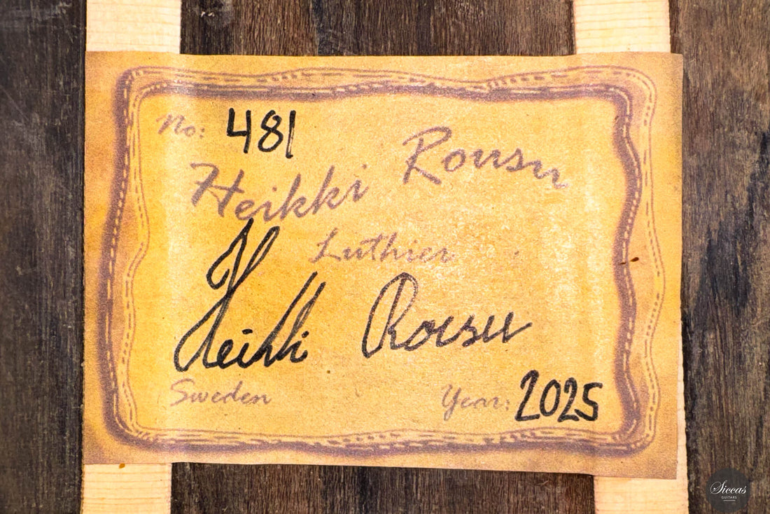 Heikki Rousu - 2025 No. 481 True Temperament Fretboard ON HOLD