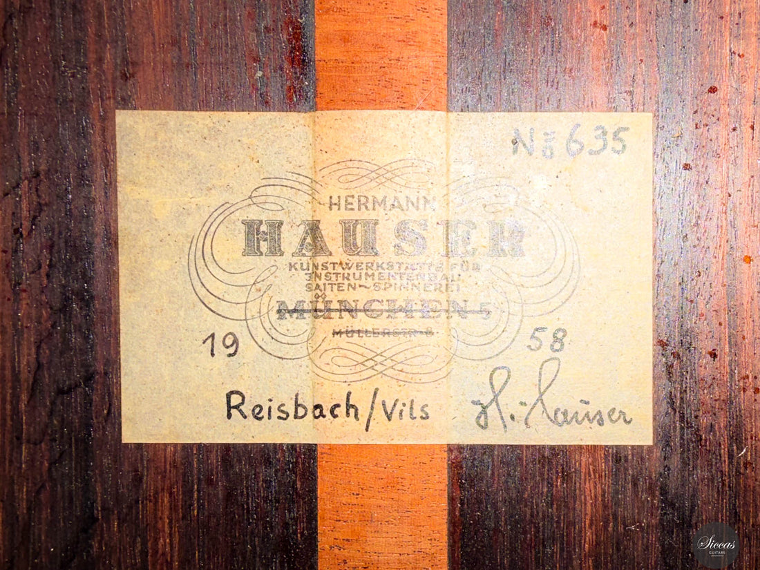 Hermann Hauser II - 1958 No.635