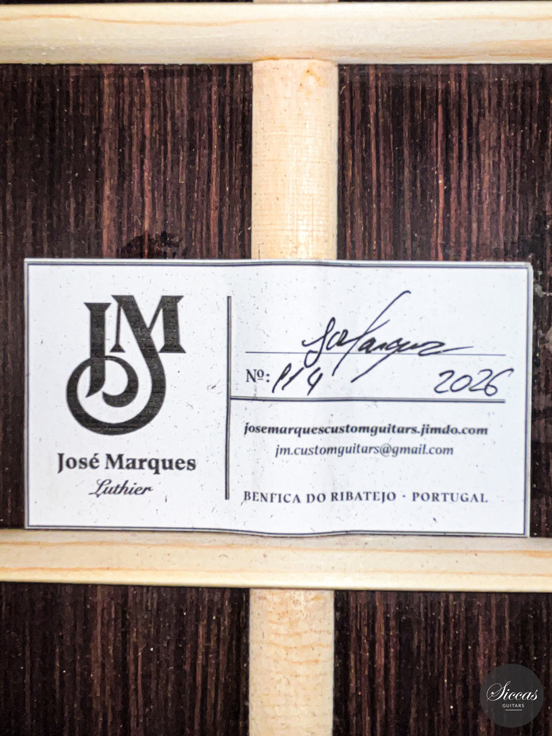 Jose Marques - 2026 Doubletop 64 cm - Certificate