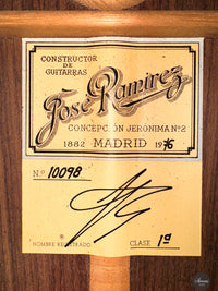 Jose Ramirez - 1976 - 1a No.10098 8-strings