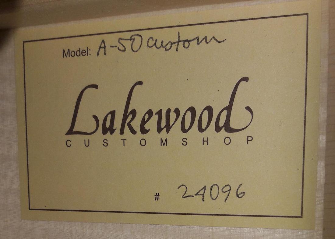 Lakewood - A50 Custom - 2014