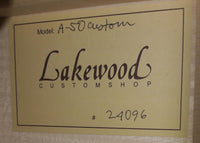 Lakewood - A50 Custom - 2014