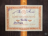Lorenzo Frignani - 2026 Classical Guitar No. 275