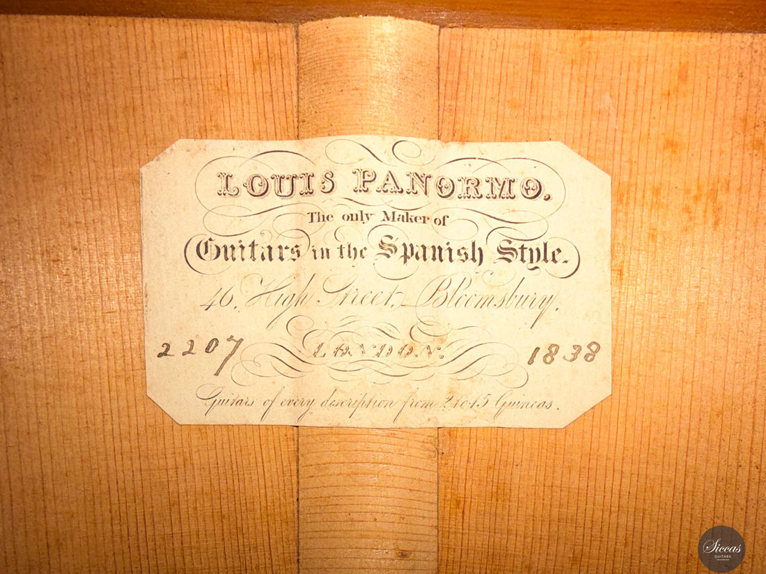 Louis Panormo - 1838 No. 2207 63 cm