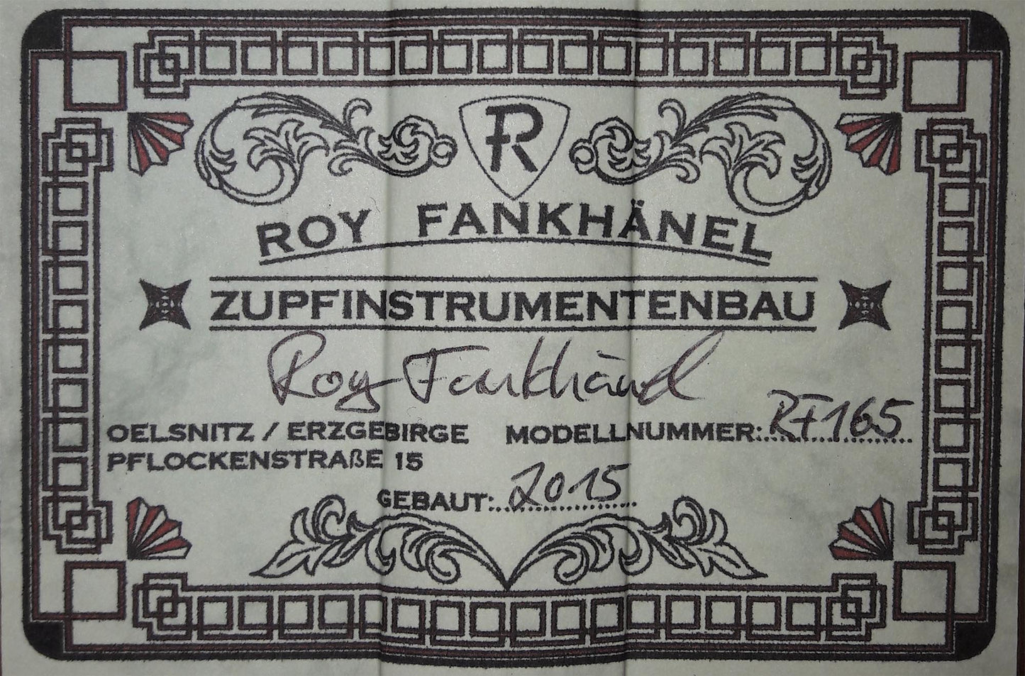 Roy Fankhänel -  2015