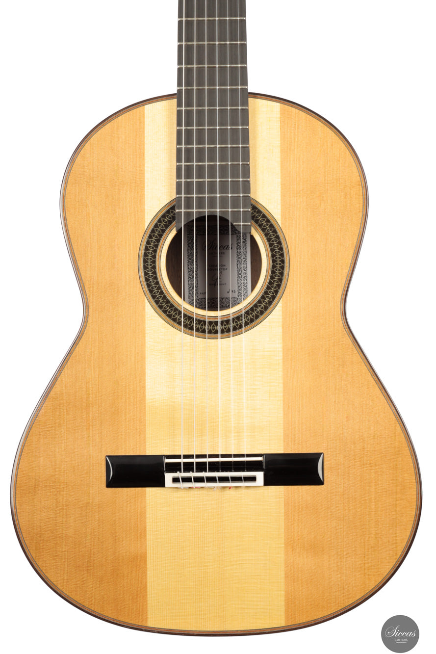 Siccas Luthiers - Creation Doubletop Triptych 64 cm - Front view
