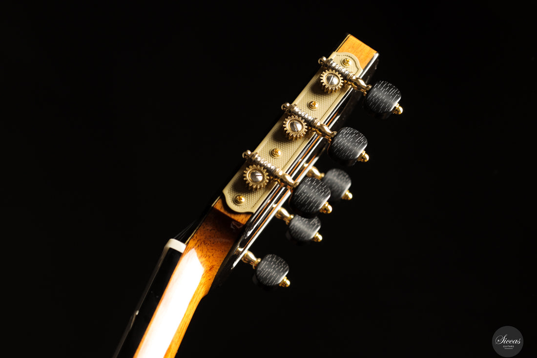 Siccas Luthiers - Creation Doubletop Spruce 63 cm - Neck and tuner