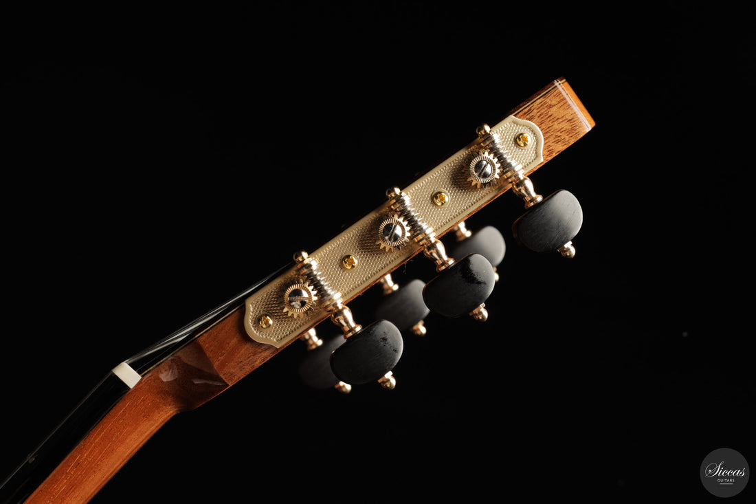 Siccas Luthiers - Halo Traditional Cedar 63 cm - Neck and tuner
