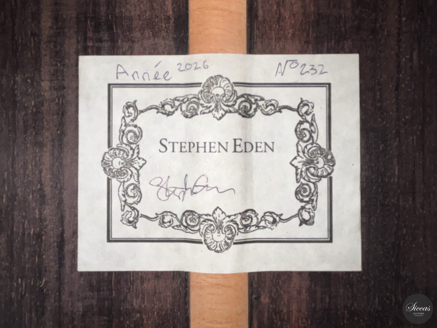 Stephen Eden - 2026 "Daniel Friederich 1980" No. 232