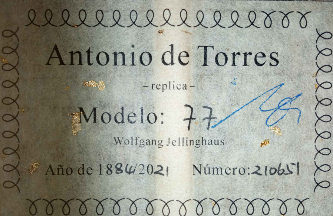 Wolfgang Jellinghaus - "Torres 77" Fichte / Pao Ferro Antik