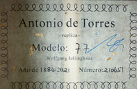 Wolfgang Jellinghaus - "Torres 77" Fichte / Pao Ferro Antik