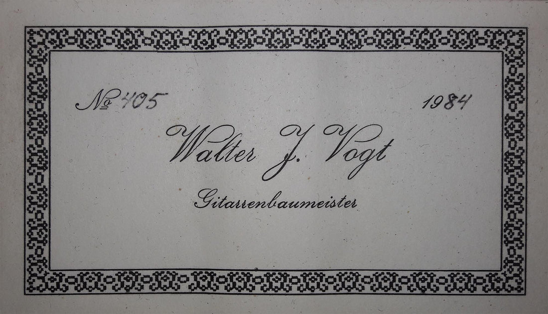Walter Vogt - 1984